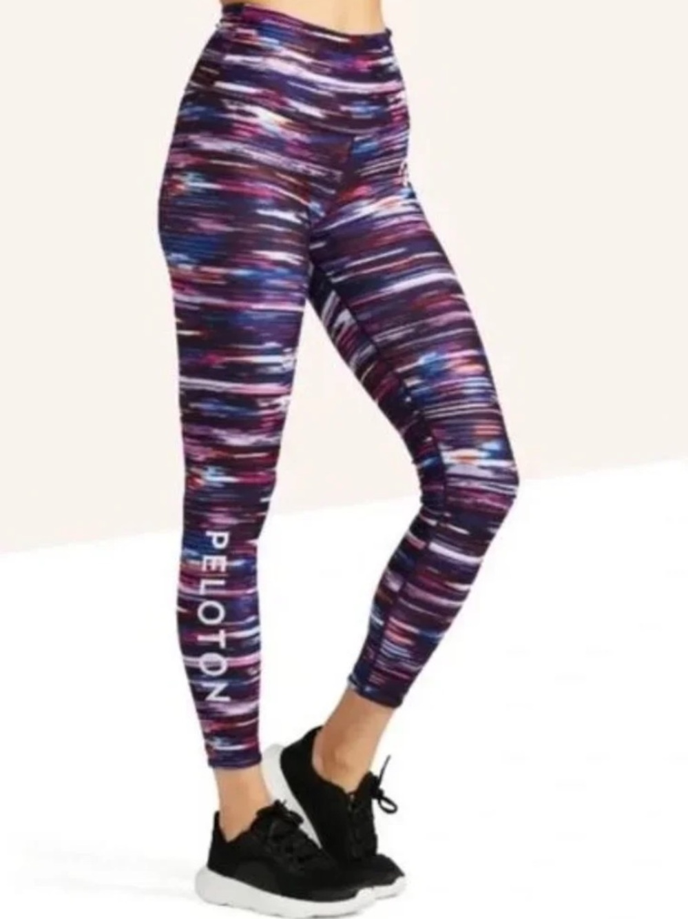 Peloton Melody High Waist Reversible Leggings In Multi-colored Print Size Medium